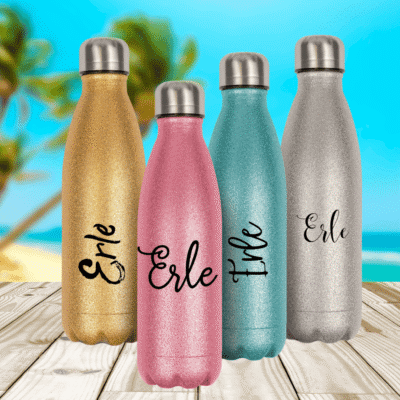 Termopudel - Glitter nime ja pildiga