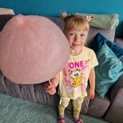 Värviline suhkur - roosa (maasikas)