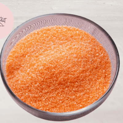 Värviline suhkur - oranž (apelsin)