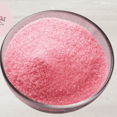 Värviline suhkur - heleroosa (pulgakommi)