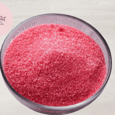 Värviline suhkur roosa (arbuus)