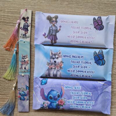 Šokolaad - personaliseeritud ümbrisega