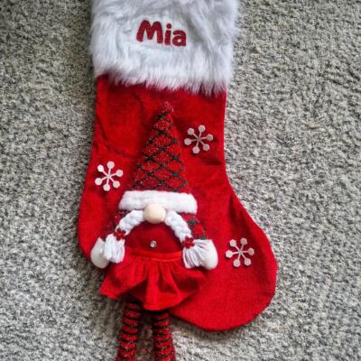 Jõulusokk nimega (tüdruk või poiss)