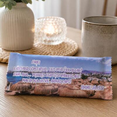 Šokolaad - personaliseeritud ümbrisega