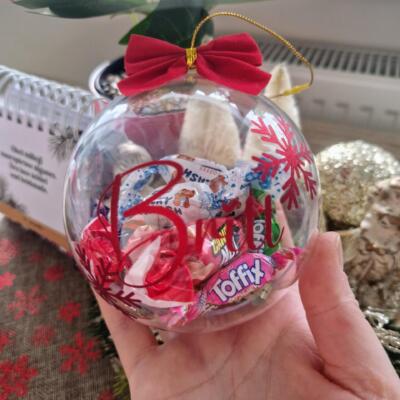 Jõulukuul (nime ja kommidega)