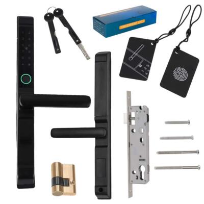 Uksekäepide elektrooniline lukustuskood sõrmejälgekaart