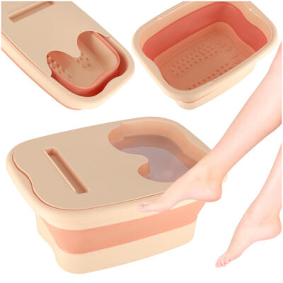 Jalgade massaažijalgade pesukauss silikoonist kokkuklapitav ämber koos sangadega