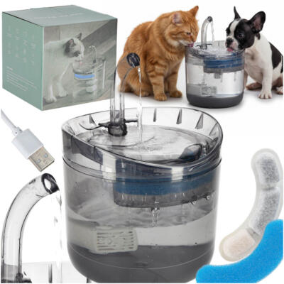 Joogipurskkaev koerale kassile automaatne USB jootja 1.8l puhastusfilter