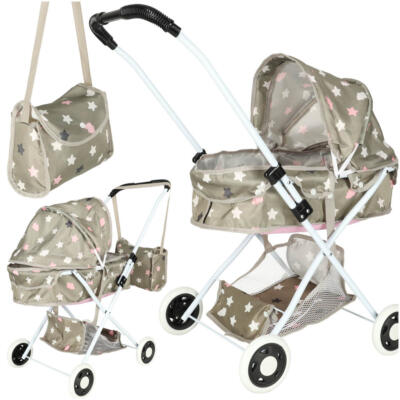 Nuku-vankri gondel sügav + kott tähed