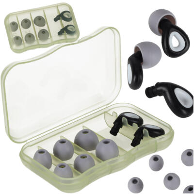 Kõrvaklappide silikoonist stopperid müra vähendamise komplekt 3 suurust