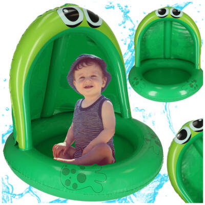 Täispuhutav pontoonbassein koos varikatusega konnaga 95cm