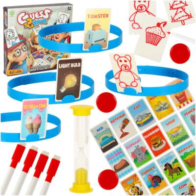 Kes ma olen! Arva ära joonistus Perekondlik sotsiaalne mäng lastele