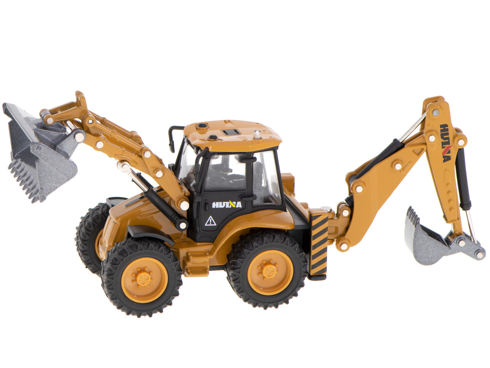Metall-mudel ekskavaator-laadur buldooserga H-toys 1:50 - Pilt 2