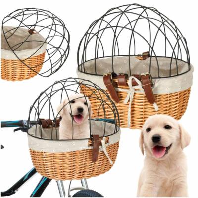 Rotangist jalgrattakorv metallraamiga