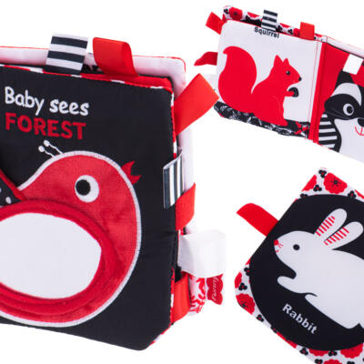 Sensory book bite markerid kontrastse metsa