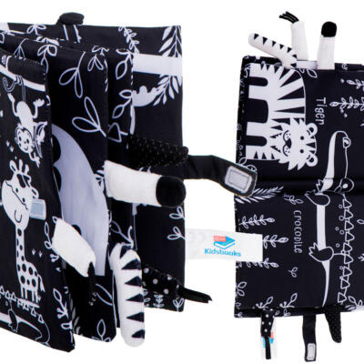 Sensory book pehme safari loomade saba