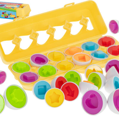 Hariduslik pusle sorteerija mängu muna kujundeid 12tk