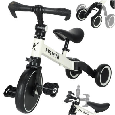 Trike Fix Mini maastikuratas 3in1 koos pedaalidega valge
