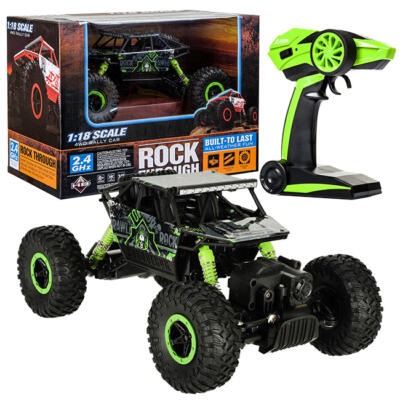 RC auto Rock Crawler HB 2.4GHz 1:18 roheline