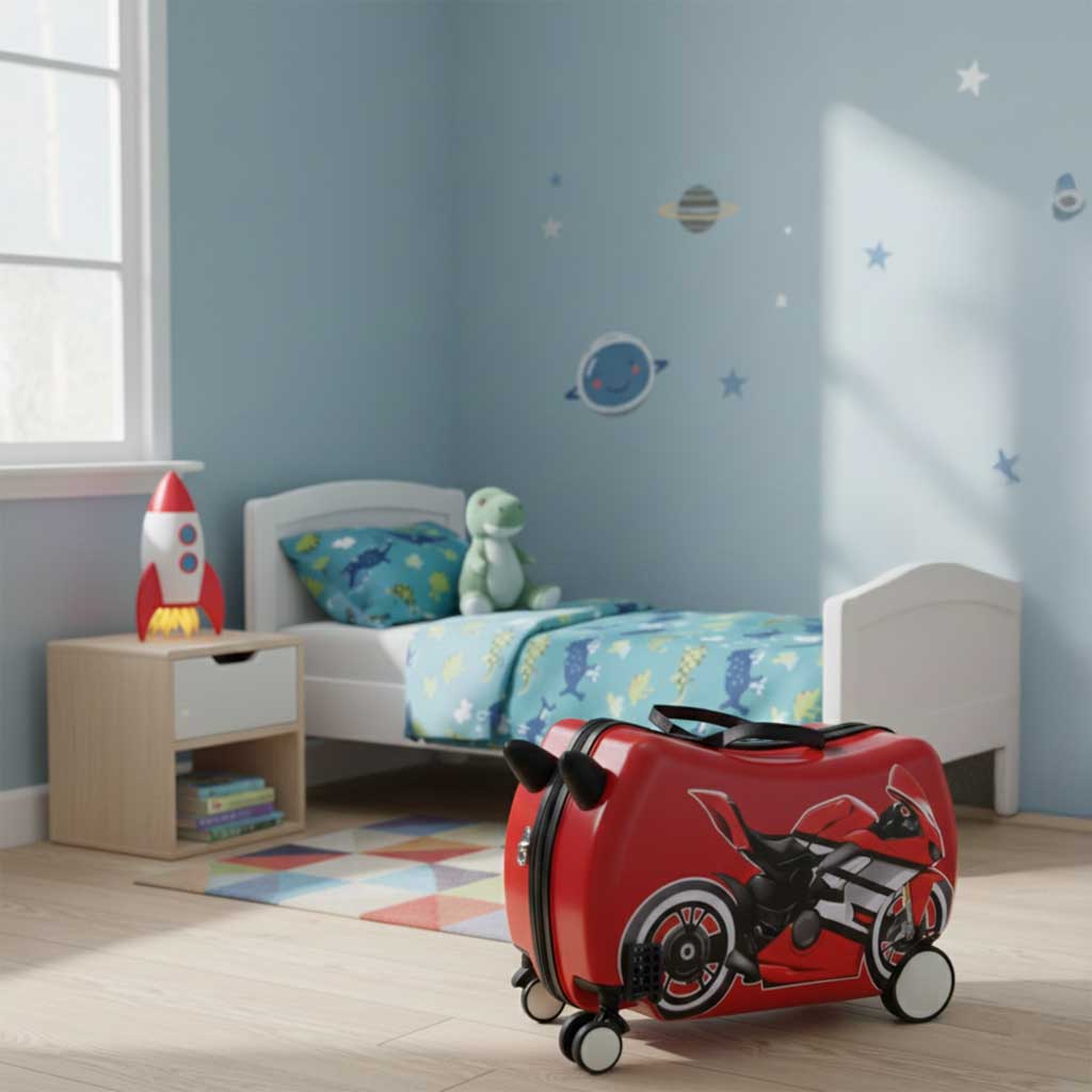 Laste reisikohver ratastel käsipagas mootorratas - Image 12