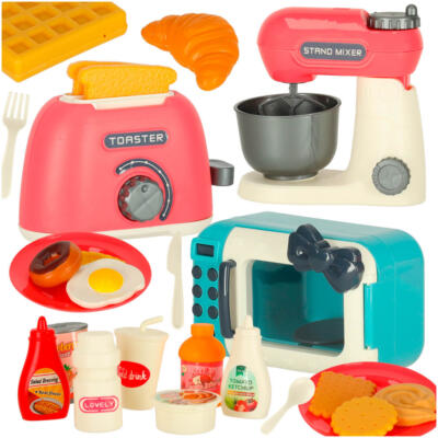 Mikrolaineahju toaster segisti köögiviljad + tarvikud