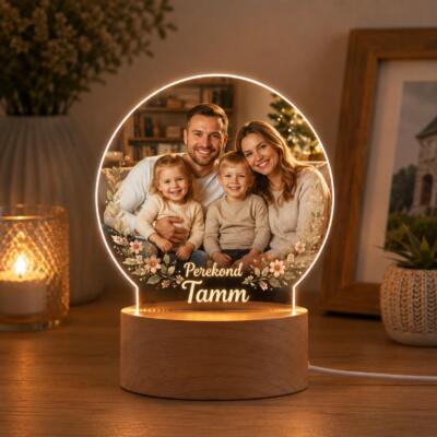 LED öölamp - lapse fotoga