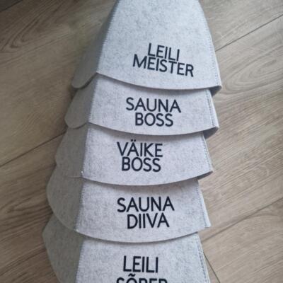 Saunamüts - tekstiga/nimega