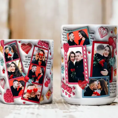 3D efektiga tass - sõbrapäev