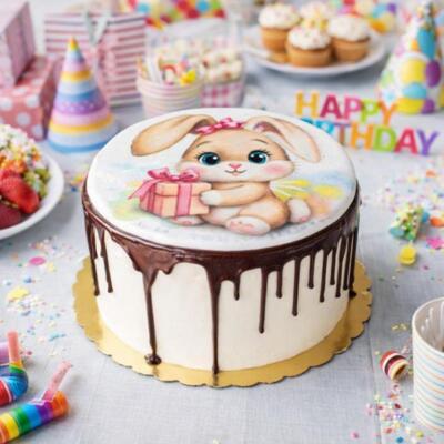 Suhkrupilt - söödav pilt ümmargune