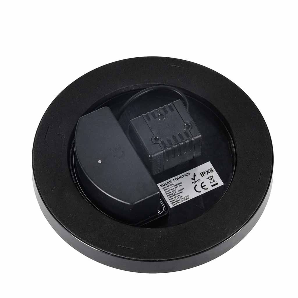 LUARO päikese tiik purskkaevu aed ujuv pump LED RGB 16cm - Image 5