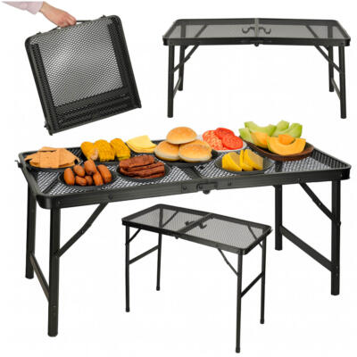 LUARO turismilaud telkimislaud 80 x 40 x 66 x 37 cm kokkuklapitav laud 80 x 40 x 66 x 37 cm