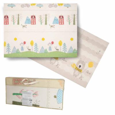 Haridusotstarbeline kahepoolne kokkupandav vahtmatt 150x200cm karupuu