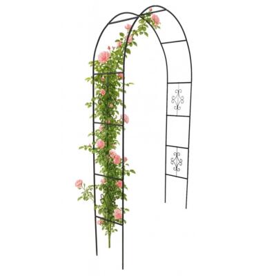 Aia pergola metallist kaarikuhoidja roosidele lilledele ronitaimedele 240cm roheline