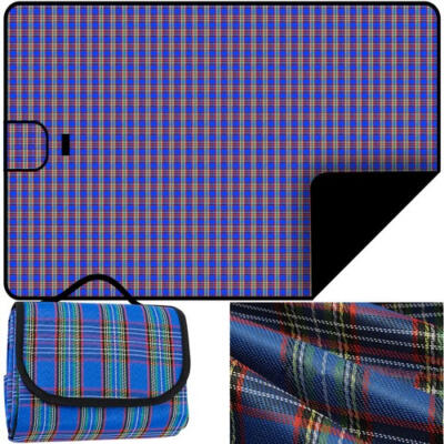 Piknikumatt 145x180 - sinine