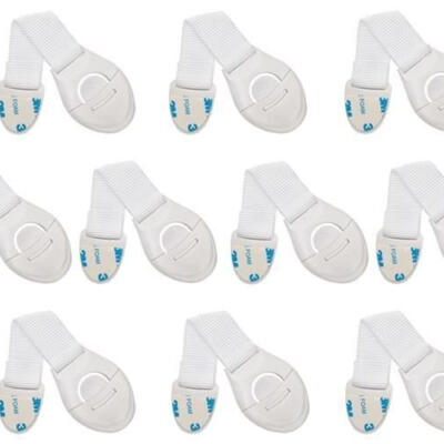 Security - lock for cabinets 10 pcs. white