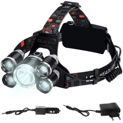 Pealamp 5 x LED T6 CREE