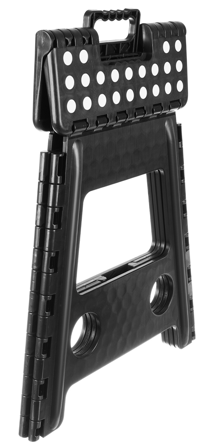 Kokkupandav taburet must-valge 39 cm - Pilt 4