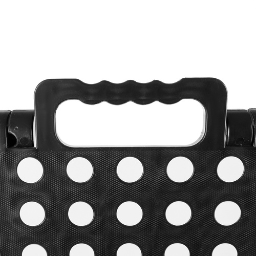 Kokkupandav taburet must-valge 39 cm - Pilt 6