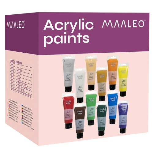 Akrüülvärvid 12 tk 100 ml Maaleo 20424 - Pilt 12