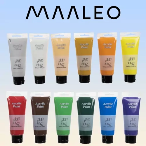 Akrüülvärvid 12 tk 100 ml Maaleo 20424 - Pilt 2