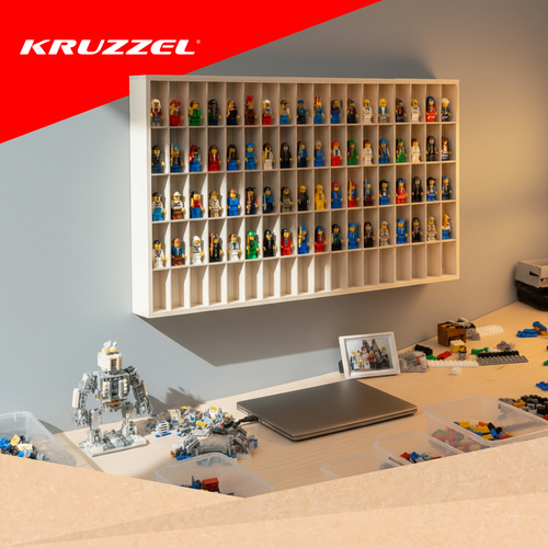 Puidust riiul mänguautodele KRUZZEL 21997 - Pilt 7