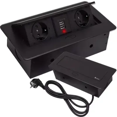 Izoxis 21446 double USB socket hidden in the countertop