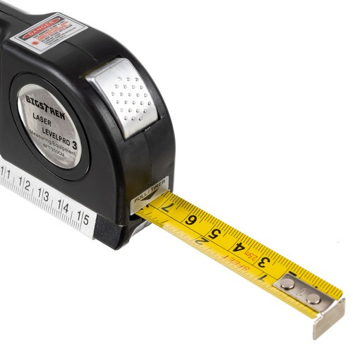 Laser level with tape measure 250cm Bigstreen 21747 - Pilt 12