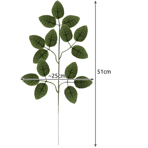 Kunstlehed 47 cm - 12 tk komplekt Gardlov 22557 - Pilt 3