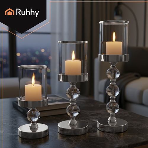 Candlestick-lantern set of 3 Ruhhy 22314 - Pilt 4