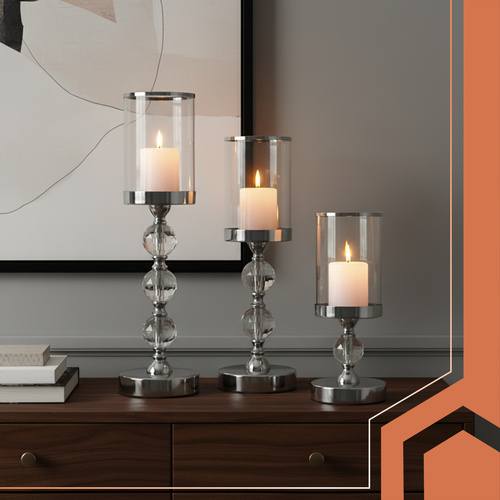 Candlestick-lantern set of 3 Ruhhy 22314 - Pilt 8