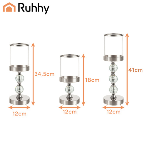 Candlestick-lantern set of 3 Ruhhy 22314 - Pilt 2