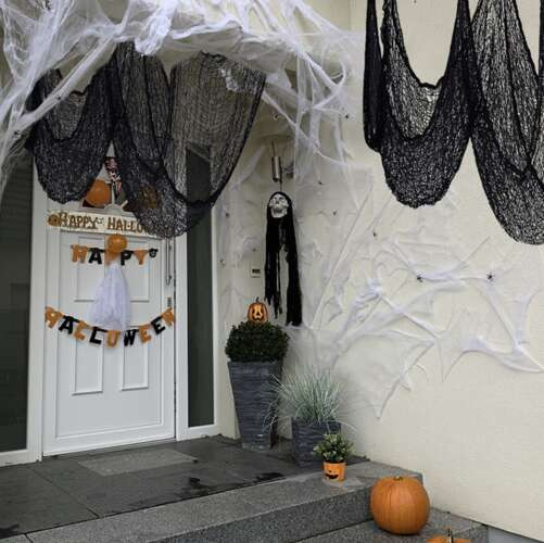 Spider web - decoration 198x76cm Malatec 22003 - Pilt 7