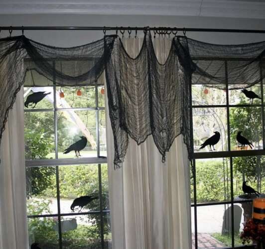 Spider web - decoration 198x76cm Malatec 22003 - Pilt 10