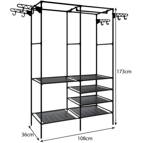 Clothes hanger - double Ruhhy 22671 - Pilt 4